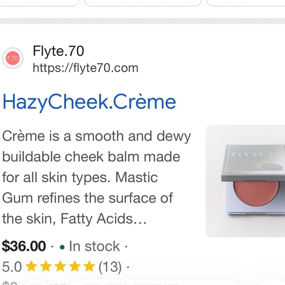 FLYTE 70 Hazy Cheek  Creme